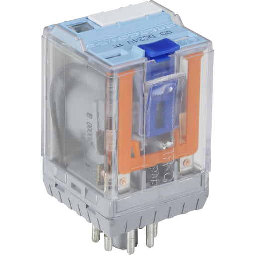 Comat Releco - Schaltrelais Miniature-Relais QRC blau C2-A20/DC24V-Releco 8-pin, 2 CO − 10 Stück