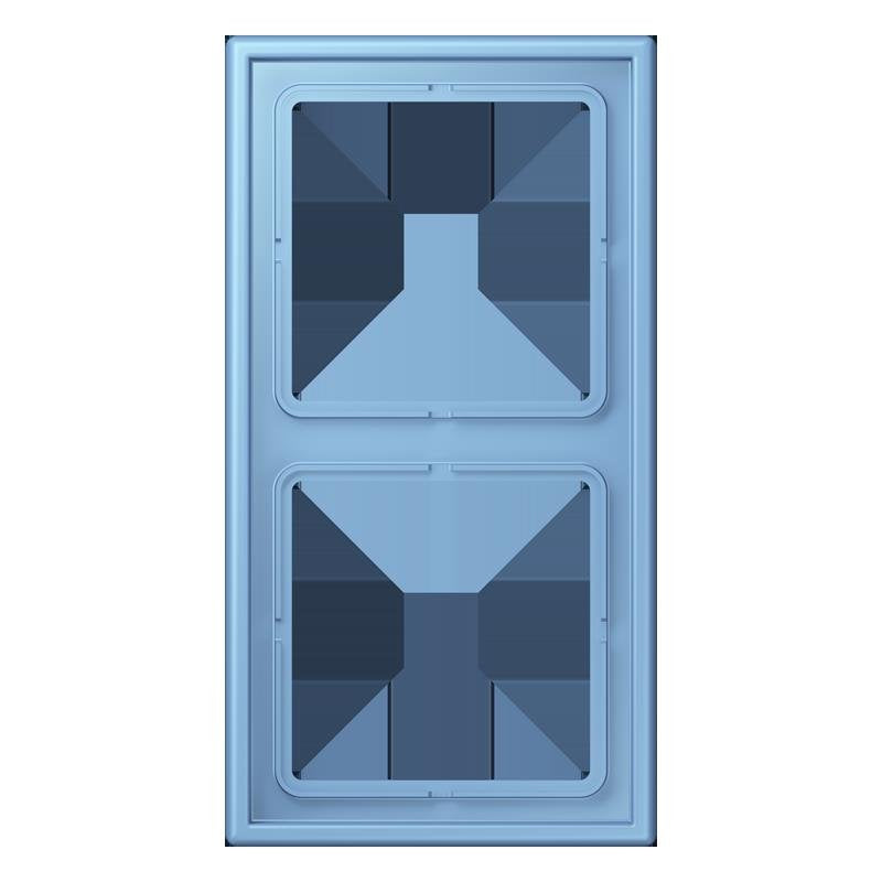 Jung - Abdeckrahmen Rahmen 2-fach LC 982 256 bleu ceruleen 59