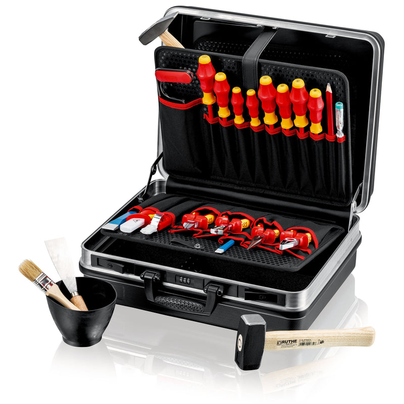 Knipex - Werkzeugset VDE-Werkzeugkoffer 00 21 05 HL S schwarz, 24-teilig