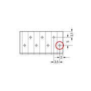 WAGO - Leiterplattenklemme 805-313 Drücker,1,5mm²,grau − 25 Stück