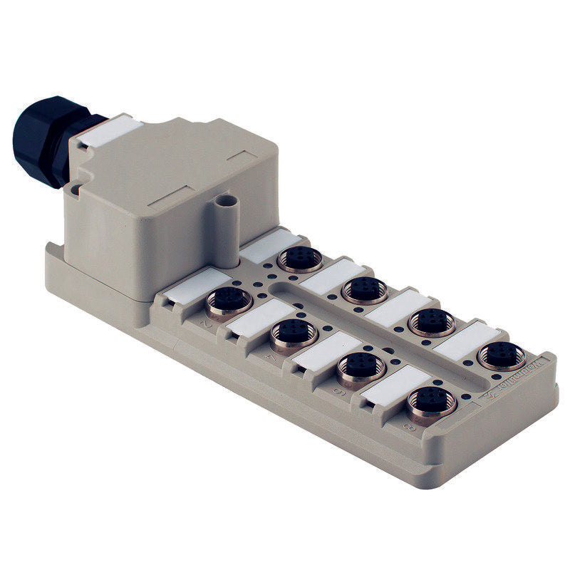 Weidmüller - Passiver Sensor-/Aktor-Verteiler (ohne Leitung) Sensor-Aktor-Verteiler SAI-8-M 4P M12 kompl.Modul, IP68