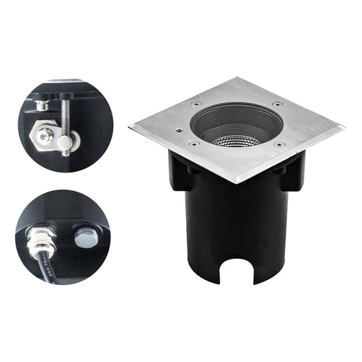 EVN Lichttechnik - Bodeneinbauleuchte LED-Bodenleuchte IP67 PC67107402 3000K