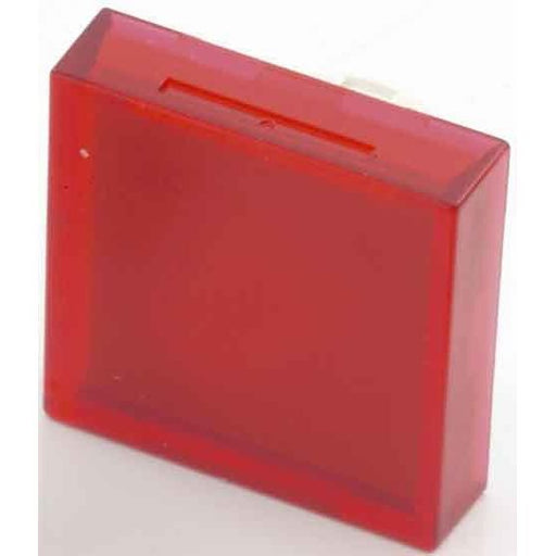 Eao - Tastenplatte für Befehls- und Meldegeräte Druckhaube rot 61-9351.2 20x20 Ks,transparent
