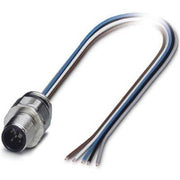 Phoenix Contact - Rundsteckverbinder, feldkonfektionierbar (Industriesteckverbinder) Einbausteckverbinder SACC-EC-M12M#1458813 − 100 Stück