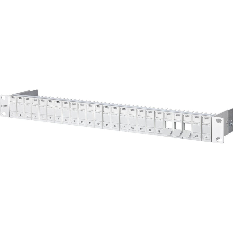 Metz Connect - Frontpanel/Patchpanel leer (Schaltschrank) Modulträger 19Z 1HE 130920-00-E