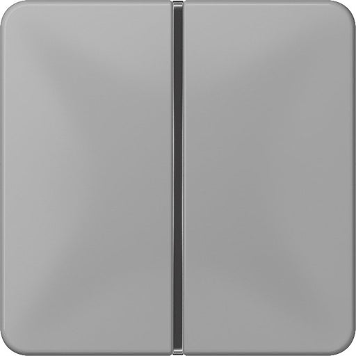 Jung - Abdeckung/Bedienelement für Installationsschalterprogramme Tastensatz 1-fach gr CD 401 TSA GR komplett − 1 Stück