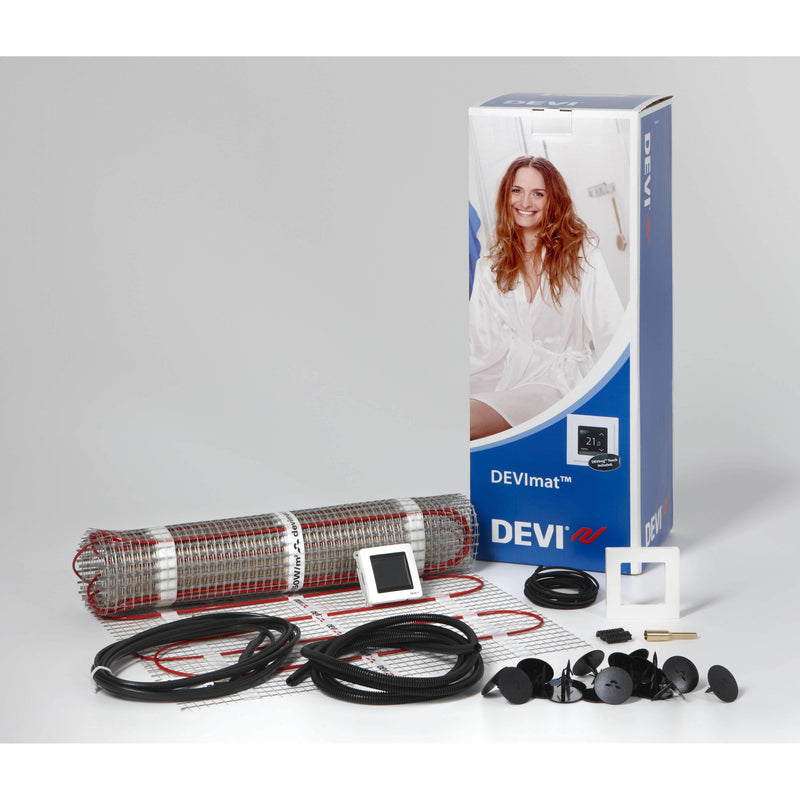 Danfoss - Elektrische Flächenheizung Dünnbettset 1-225 W 140F0817 DTIF 1,5 qm,professi