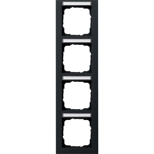 Gira - Abdeckrahmen 4f. sw 111409 senkrecht BSF