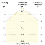 EVN Lichttechnik - Decken-/Wandleuchte LED-Wandleuchte WE30180125 IP65