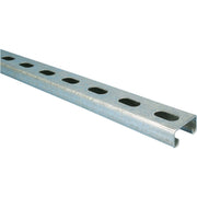 Erico - Stiel/Profilschiene Montageschiene C20L2000PG 2m, mit Langloch − 10 Stück