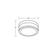 Brumberg Leuchten - Decken-/Wandleuchte Anbauleuchte 2x E27 57180020