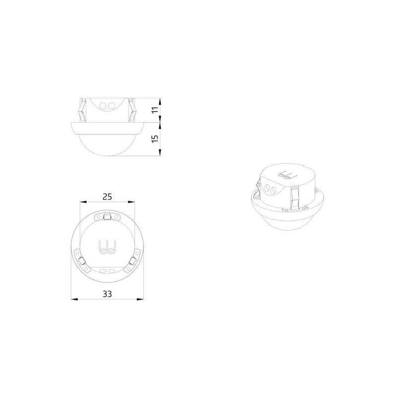 BEG Brück Electronic - Bussystem-Bewegungsmelder Präsenzmelder PICO-DALI-LINK-DE DALI-LINK