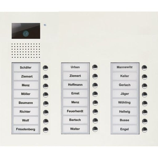 TCS Tür Control - Türstation für Türkommunikation Video color Außenstation V AVU16240-0019 PUK 24 Tasten 3-spal − 1 Stück