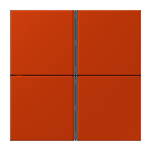 Jung - Abdeckung/Bedienelement für Installationsschalterprogramme Tastensatz 4fach LC 404 TSA 244 rouge vermillon 59