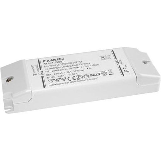 Brumberg Leuchten - LED-Betriebsgerät LED-Netzgerät 5-30W 24V 17230000 IP20 dimm. Phasenab