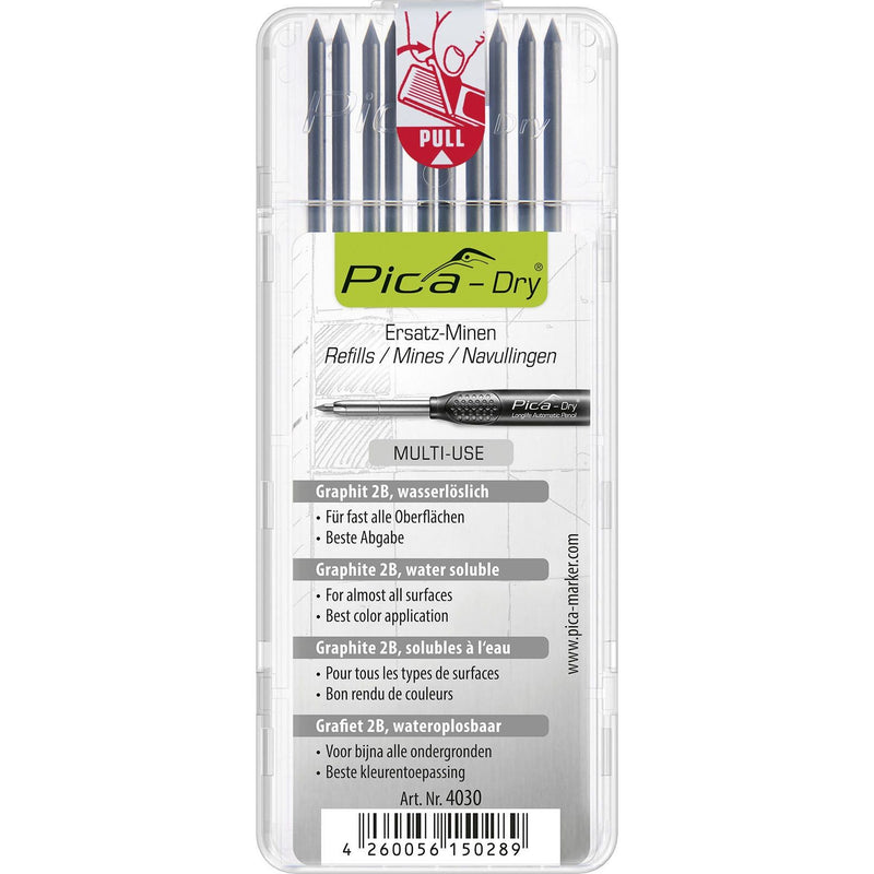 Pica-Marker - Markierungsstift DRY Minen-Set 4030 (VE10) graphit