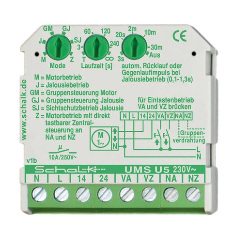 Schalk - Jalousiesteuerung AUF/ZU-Steuerung UMS U5 (230V AC) 230VAC,2S,10A