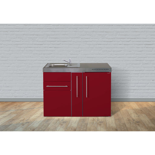 Stengel - Mini-Küche Miniküche Premiumline MPBR120AKSKSreBliS Bordeauxrot