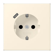 Jung - Steckdose SCHUKO Steckdose LC 1520-18C 245 blanc ivoire (4320B)