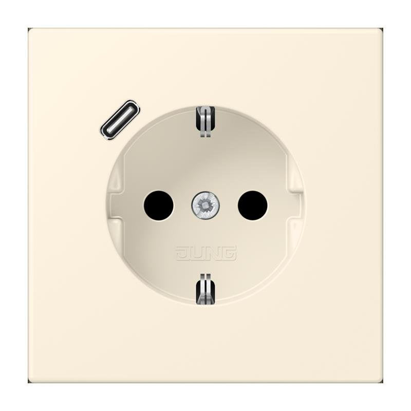 Jung - Steckdose SCHUKO Steckdose LC 1520-18C 245 blanc ivoire (4320B)