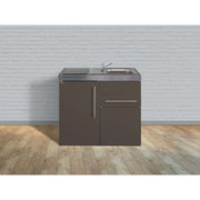 Stengel - Mini-Küche Miniküche Premiumline MPMM100SKSIKFliBreS Mokka metallic