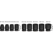 Bosch - Steckschlüsselset PRO Impact 2608003036 Steckschlüsselsatz
