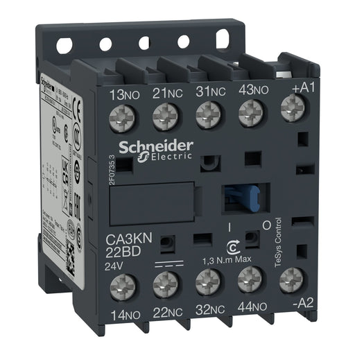 Schneider Electric - Hilfsschütz, Relais Hilfsschütz CA3KN22MD 2S, 2Ö, 220V DC