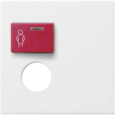 Gira - Zentralelement Klinikinstallation Abdeckung f. Rufmodul 022703 RT/ST rw gl