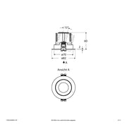 EVN Lichttechnik - Downlight/Strahler/Flutlicht LED-Einbauleuchte modular F10RXXXM0627L15P Konfigurationstype
