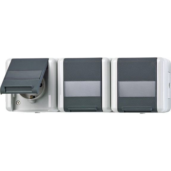 Jung - Steckdose SCHUKO-Steckdose 3-fach 8230 NAW 16A 250V