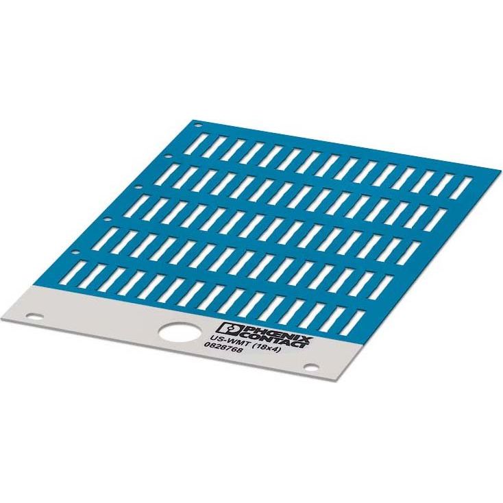 Phoenix Contact - Kabelmarkierungssystem Kabelmarker US-WMT (18X4) BU − 10 Stück