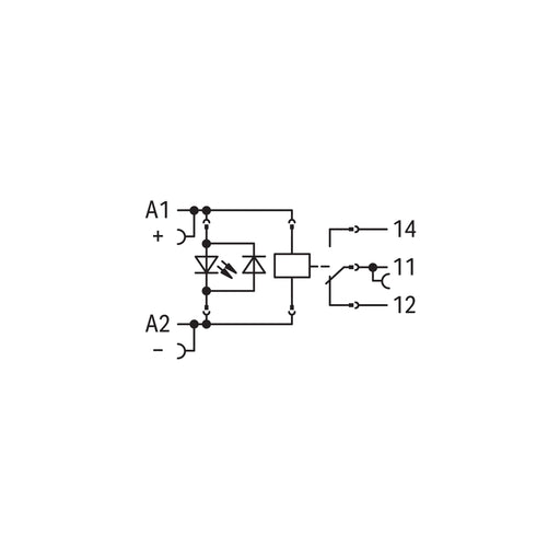 WAGO - Schaltrelais Stecksockel m.Relais 788-304 1W, 24V DC/16A
