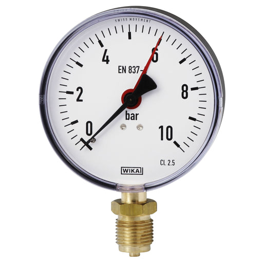 Wika Wiegand - Rohrfedermanometer Rohrfedmano 111.10.080 CU 9022708 6 bar G1/2B