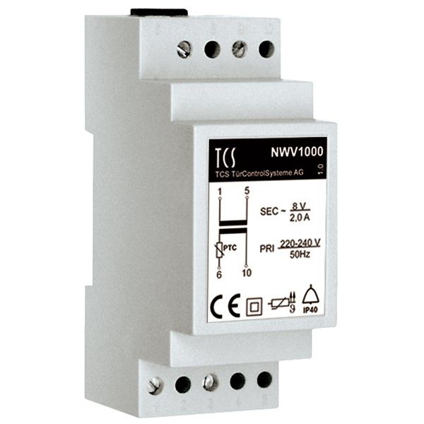 TCS Tür Control - Netzgerät für Türkommunikation Klingeltransformator 2 A NWV1000-0400 − 1 Stück