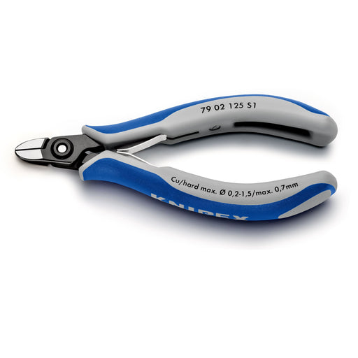 Knipex - Seitenschneider Elektronik-Seitenschneider 79 02 125 S1 − 1 Stück