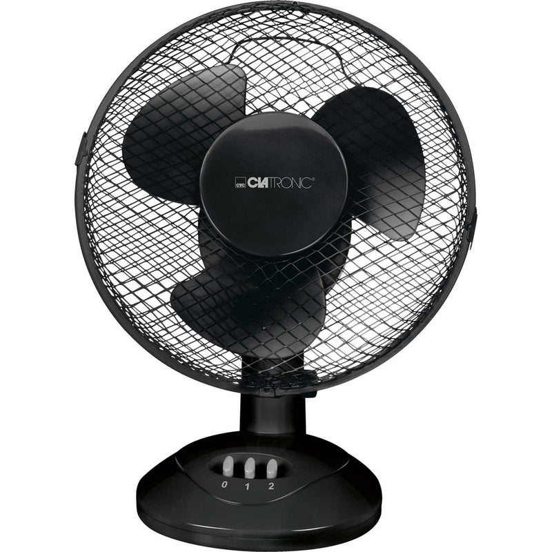 CLATRONIC - Umluftventilator Tischventilator CTC VL3601 sw 23cm,3Stufen,oszill