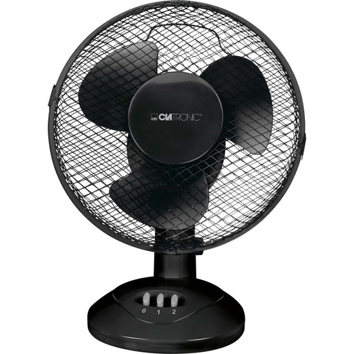 CLATRONIC - Umluftventilator Tischventilator CTC VL3601 sw 23cm,3Stufen,oszill