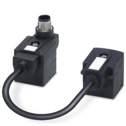Phoenix Contact - Konfektioniertes Sensor-Aktor-Kabel Doppelventilstecker-Adapt. SAC-MS/0,1-1#1458101