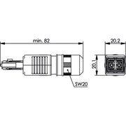 Telegärtner - LWL-Steckverbinder STX V4 2SC Steckerset 100007602 SM