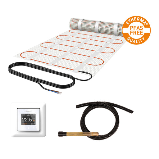 Etherma - Elektrische Flächenheizung Netzheizmattenset SETeFLOORPROP1501800 9.0qm, 1350W, 230V