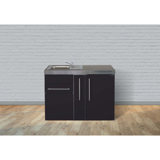 Stengel - Mini-Küche Miniküche Premiumline MPSM120ABliS Schwarz matt