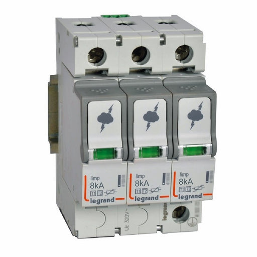 Legrand - Überspannungsableiter für Energietechnik/Stromversorgung Kombiableiter Legrand 412252 Typ 1+2, 3+0