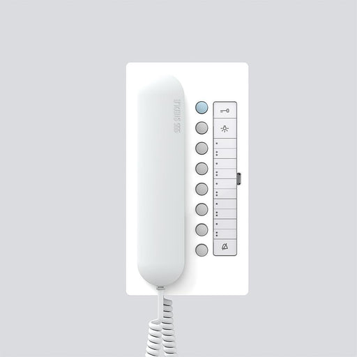 Siedle&Söhne - Innenstation für Türkommunikation Bus-Telefon Comfort BTC 850-02 WH/W weiß-hgl/schwarz