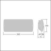 Zumtobel Group - Sicherheitsleuchte LED-Notlichtleuchte VOYAGER SO #96637634 weiß
