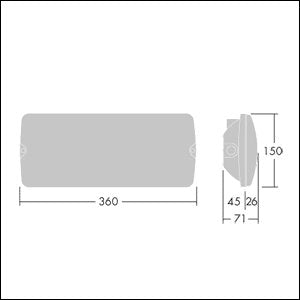 Zumtobel Group - Sicherheitsleuchte LED-Notlichtleuchte VOYAGER SO #96637634 weiß