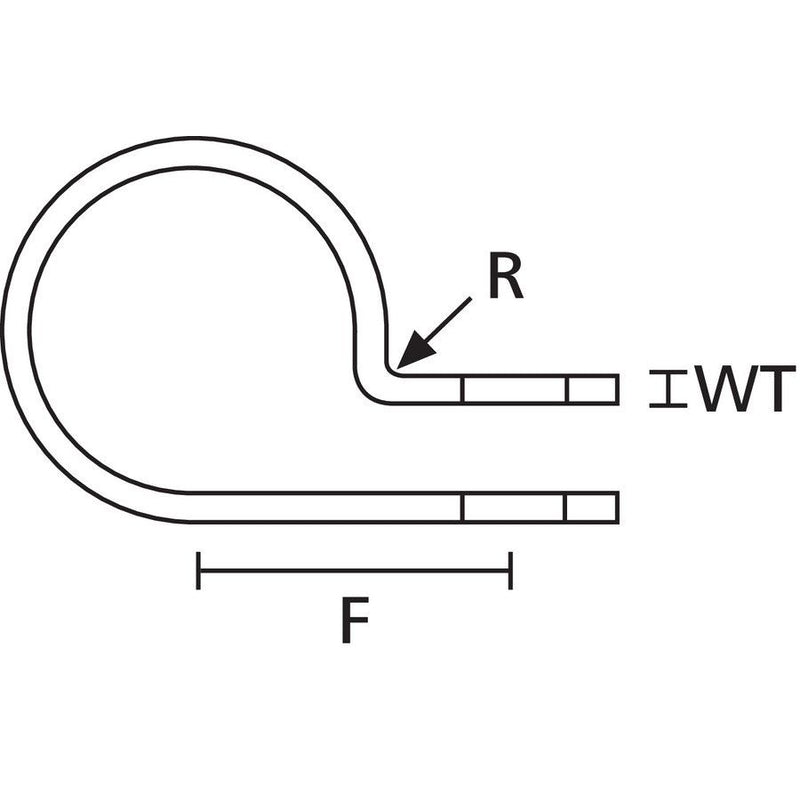 HellermannTyton - Befestigungsschelle für Kabel/Rohre Befestigungsschelle H15P-PA66HS-BK (500) schwarz − 500 Stück