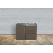 Stengel - Mini-Küche Miniküche Premiumline MPMM110SGKFliBreS Mokka metallic