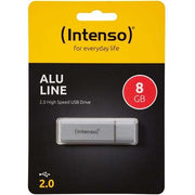 Intenso - Speichermedium digital USB 2.0 Stick 8GB Alu 3521462 si (R)23MB/s,(W)6.5MB/s