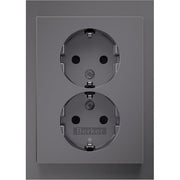 Berker - Steckdose Doppelsteckdose SCHUKO 47597004 K.5 eds matt lack