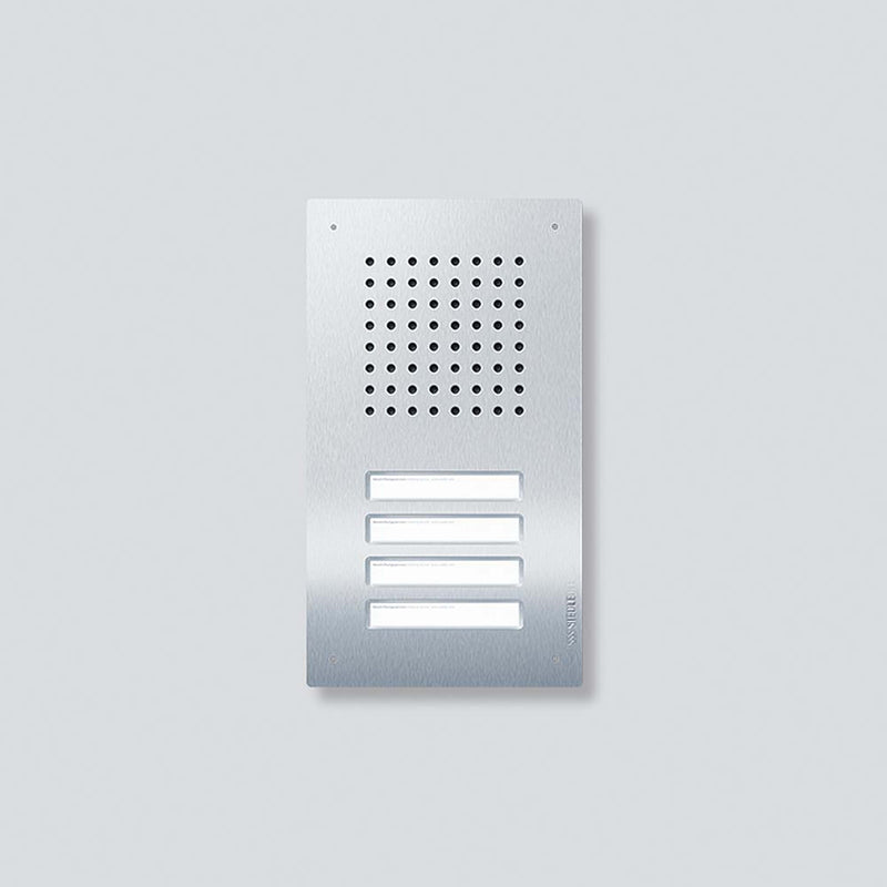 Siedle&Söhne - Türstation für Türkommunikation Audio-Türstation Classic F CL A 04 R-0 6+n, 4RT, eds gebürs